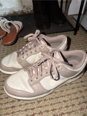 Nike Women’s Low-Top Sneakers in tan, brown and grey
